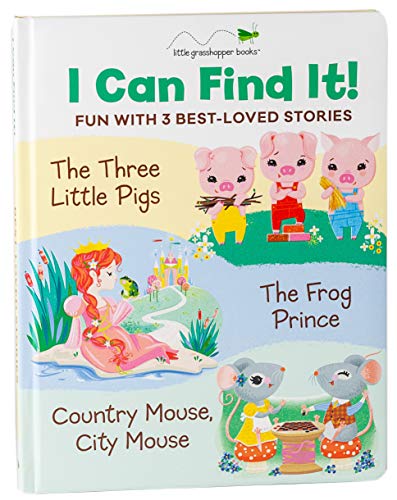 Beispielbild fr I Can Find It! Fun with 3 Best-Loved Stories: The Three Little Pigs, The Frog Prince, Country Mouse City Mouse zum Verkauf von SecondSale
