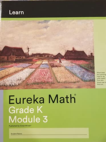 Stock image for Eureka Math - a Story of Units: Learn Workbook, Grade K, Module 3 for sale by Better World Books