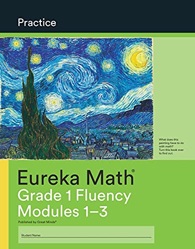 Imagen de archivo de Eureka Math - a Story of Units: Practice Workbook, Grade 1 Fluency, Modules 1-3 a la venta por Better World Books