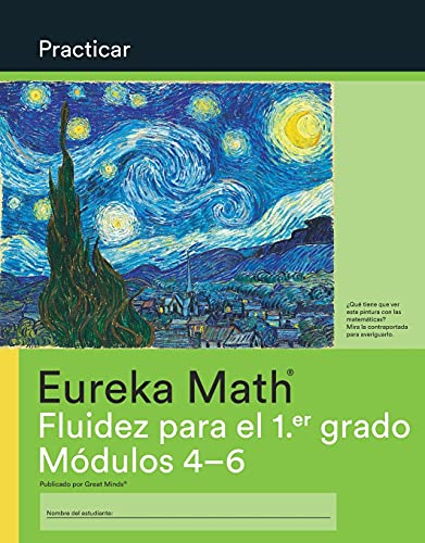 Imagen de archivo de Spanish - Eureka Math Grade 1 Fluency Practice Workbook #2 (Modules 4-6) a la venta por Open Books