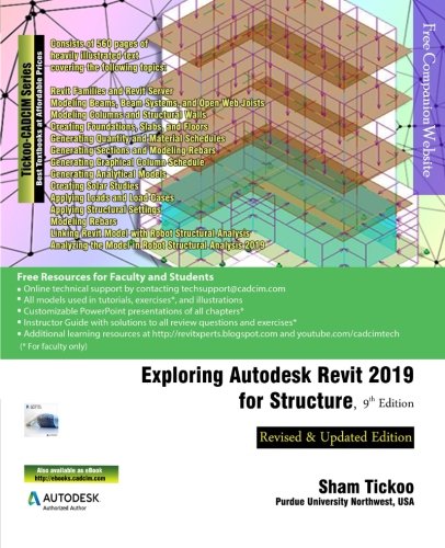 Stock image for Exploring Autodesk Revit 2019 for Structure, 9th Edition for sale by Revaluation Books