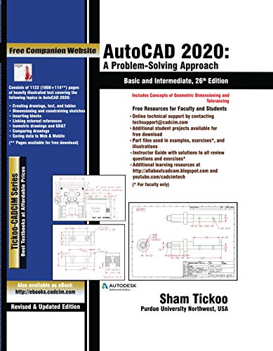 Stock image for AutoCAD 2020: A Problem-Solving Approach, Basic and Intermediate, 26th Edition for sale by Better World Books