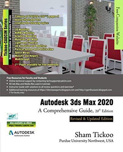 9781640570634: Autodesk 3ds Max 2020: A Comprehensive Guide, 20th Edition