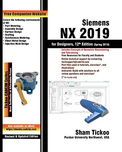 Beispielbild fr Siemens NX 2019 for Designers, 12th Edition zum Verkauf von BooksRun