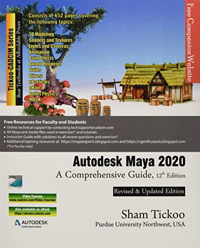 9781640570900: Autodesk Maya 2020: A Comprehensive Guide, 12th Edition