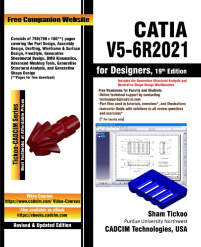 Stock image for CATIA V5-6R2021 for Designers, 19th Edition for sale by suffolkbooks