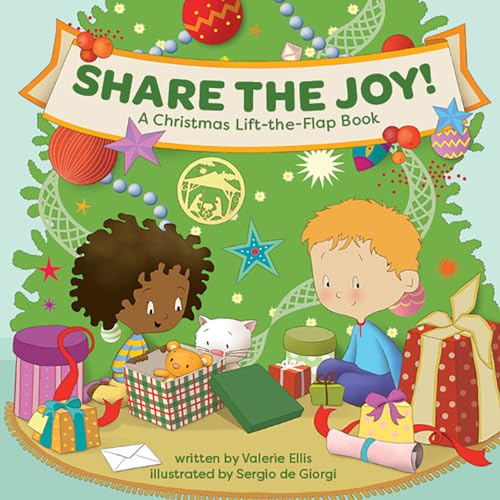 Beispielbild fr Share the Joy! A Christmas Lift-the-Flap Book: Keep Jesus at the Center this Advent & Holiday Season with This Rhyming Storybook about the Nativity for Children Ages 0-4 zum Verkauf von Dream Books Co.