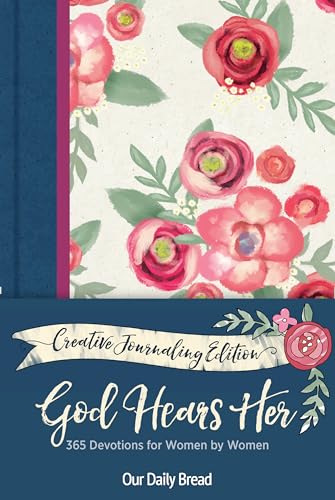 9781640700802: God Hears Her: 365 Devotions for Women by Women; Creative Journaling Edition