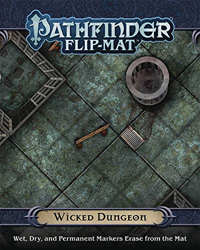 9781640781221: Pathfinder Flip-Mat - Wicked Dungeon