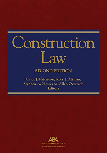 Beispielbild fr Construction Law, Second Edition zum Verkauf von BooksRun