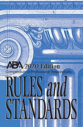 Beispielbild fr Compendium of Professional Responsibility Rules and Standards, 2020 Edition zum Verkauf von Textbooks_Source
