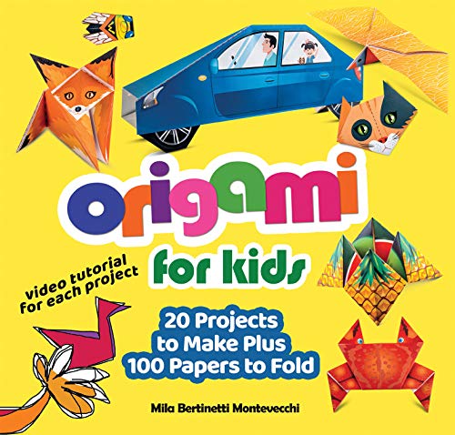 Stock image for Origami for Kids: 20 Projects to Make Plus 100 Papers to Fold (Happy Fox Books) Fun and Creative Paperfolding Kit with Easy Fold Lines and Instructions for Bunnies, Crabs, Bugs, Dogs and More for sale by SecondSale