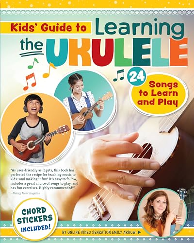 Stock image for Kids Guide to Learning the Ukulele: 24 Songs to Learn and Play (Happy Fox Books) Introduction to the Uke for Children, with Basic Instructions, Tuning, Chords, Games, Activities, Fun Facts, and More for sale by Goodwill