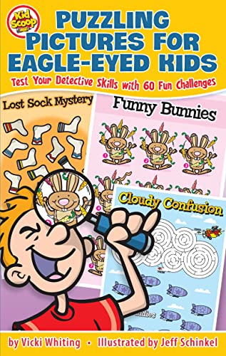 Stock image for Puzzling Pictures for Eagle-Eyed Kids: Test Your Detective Skills with 60 Fun Challenges (Happy Fox Books) Spot-the-Difference, Hidden Objects, Matching Games, and More, from Kid Scoop, for Ages 5-10 for sale by SecondSale