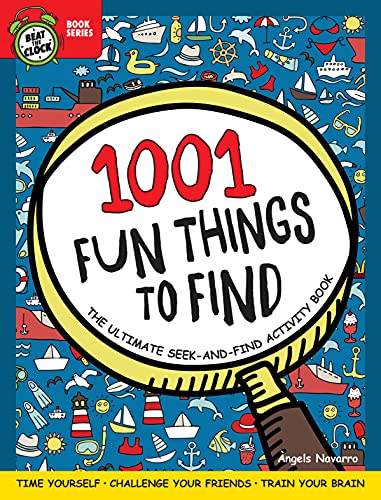 Beispielbild fr 1001 Fun Things to Find: The Ultimate Seek-and-Find Activity Book: Time Yourself, Challenge Your Friends, Train Your Brain (Happy Fox Books) 25 Hidden Object Puzzles for Kids Age 6-10 (Beat the Clock) zum Verkauf von Goodwill Books