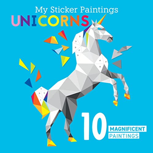 Beispielbild fr My Sticker Paintings: Unicorns: 10 Magnificent Paintings (Happy Fox Books) For Kids 6-10 to Create Unicorns with Up to 100 Removable, Reusable Stickers for Each Design, plus Fun Facts and Folklore zum Verkauf von BooksRun