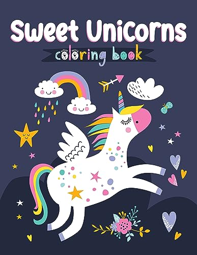 Beispielbild fr Sweet Unicorns Coloring Book zum Verkauf von Blackwell's