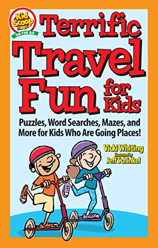 Beispielbild fr Terrific Travel Fun for Kids: Puzzles, Word Searches, Mazes, and More for Kids Who Are Going Places! (Happy Fox Books) Road Trip Activity Book for Children Age 5-10 to Stay Occupied with No Screentime zum Verkauf von WorldofBooks