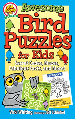 Stock image for Awesome Bird Puzzles for Kids: Secret Codes, Mazes, Fabulous Facts, and More! (Happy Fox Books) Fun and Educational Activity Book for Children Ages 5-10 to Learn All About Nature Through Play for sale by GF Books, Inc.