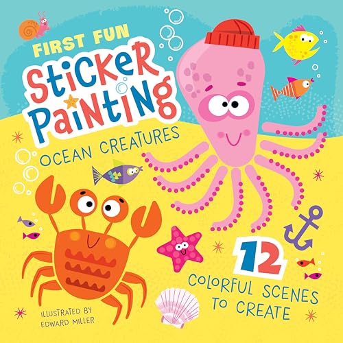 Stock image for First Fun Sticker Painting: Ocean Creatures (Paperback) for sale by Grand Eagle Retail