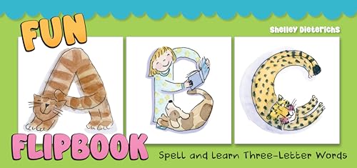 Stock image for Learn Your ABCs Flip Book: Make, Say, and Spell Over 1,000 Three-Letter Words (Happy Fox Books) For Kids Ages 2-5 to Learn Their Letters - Child-Safe Spiral Binding, Backer Card, and Extra-Thick Pape for sale by Lakeside Books