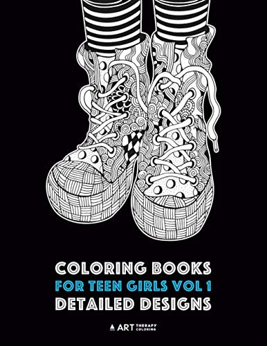 Beispielbild fr Coloring Books For Teen Girls Vol 1: Detailed Designs: Complex Designs For Older Girls & Teenagers; Zendoodle Owls, Butterflies, Flowers, Leaves, Landscapes, Swirls & Patterns zum Verkauf von Books From California