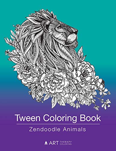 Imagen de archivo de Tween Coloring Book: Zendoodle Animals: Colouring Book for Teenagers, Young Adults, Boys, Girls, Ages 9-12, 13-16, Cute Arts & Craft Gift, Detailed Designs for Relaxation & Mindfulness a la venta por PlumCircle