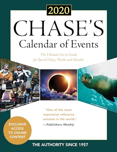 Stock image for Chase's Calendar of Events 2020 : The Ultimate Go-To Guide for Special Days, Weeks and Months for sale by Better World Books