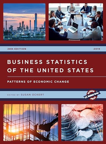 Beispielbild fr Business Statistics of the United States 2019 : Patterns of Economic Change zum Verkauf von Better World Books
