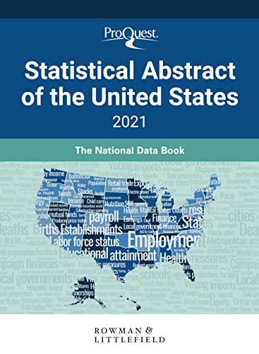 Imagen de archivo de ProQuest Statistical Abstract of the United States 2021: The National Data Book a la venta por SecondSale