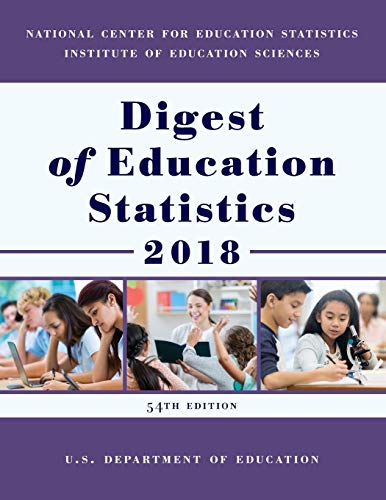 Imagen de archivo de Digest of Education Statistics 2018 a la venta por Better World Books