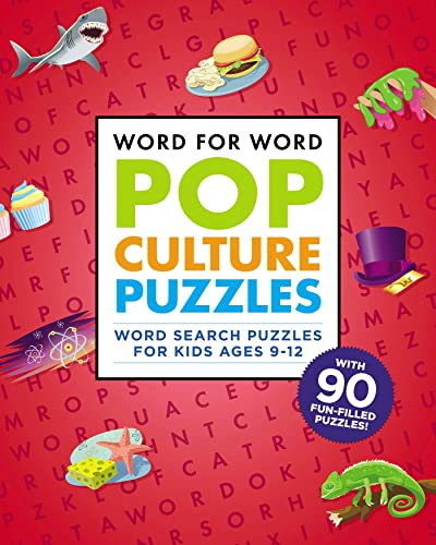 Beispielbild fr Word for Word: Pop Culture Puzzles: Word Search Book for Kids ages 9-12 zum Verkauf von SecondSale