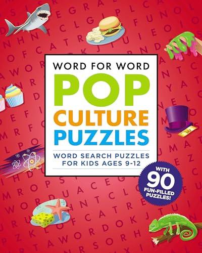 Stock image for Word for Word: Pop Culture Puzzles: Word Search Book for Kids ages 9-12 for sale by SecondSale