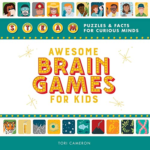 9781641527514: Awesome Brain Games for Kids: STEAM Puzzles and Facts for Curious Minds
