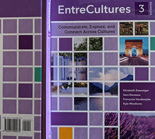 Stock image for EntreCultures 3 (French Hardcover) for sale by TextbookRush