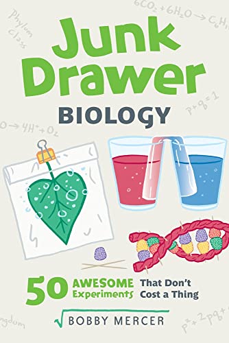 Beispielbild fr Junk Drawer Biology : 50 Awesome Experiments That Don't Cost a Thing zum Verkauf von Better World Books