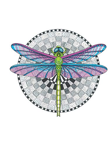 Stock image for TangleEasy Guided Journal Dragonfly (Quiet Fox Designs) Lined Pages with Thoughtful Prompts and Exquisite Animal Illustrations by Ben Kwok (BioWorkZ), to Stimulate Your Ideas and Inspirations for sale by Your Online Bookstore