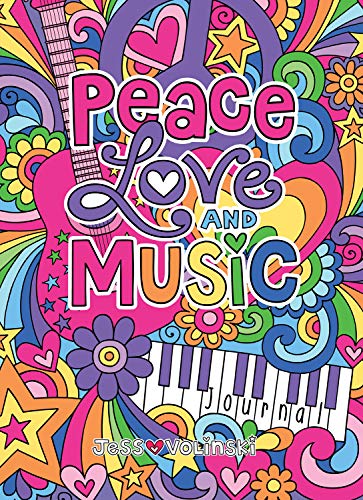 Stock image for Notebook Doodles Peace Love and Music Guided Journal (Quiet Fox Designs) Fun and Positive Lined Diary with Inspirational Writing Prompts Designed to Build Confidence & Self-Esteem in Young Girls for sale by SecondSale