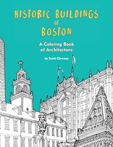 Beispielbild fr Historic Buildings of Boston: A Coloring Book of Architecture zum Verkauf von Buchpark
