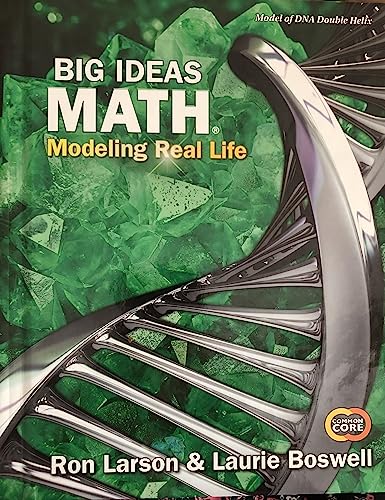 Stock image for Big Ideas Math: Modeling Real Life Common Core - Grade 6 Student Edition Modeling Real Life Common C ; 9781642085853 ; 1642085855 for sale by APlus Textbooks