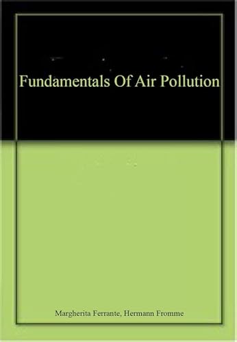 Stock image for Fundamentals Of Air Pollution for sale by dsmbooks