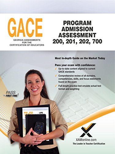 Imagen de archivo de Gace Program Admission Assessment 200, 201, 202, 700 a la venta por ThriftBooks-Atlanta