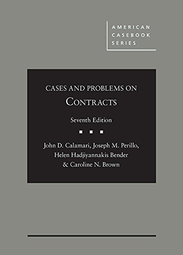Stock image for Cases and Problems on Contracts - Casebookplus for sale by Revaluation Books