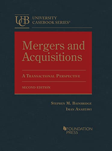Beispielbild fr Mergers and Acquisitions: A Transactional Perspective (University Casebook Series) zum Verkauf von BooksRun