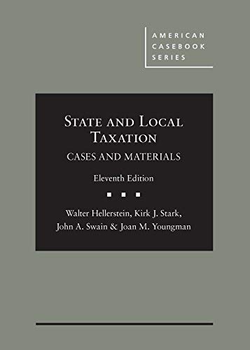 Beispielbild fr State and Local Taxation, Cases and Materials (American Casebook Series) zum Verkauf von Textbooks_Source