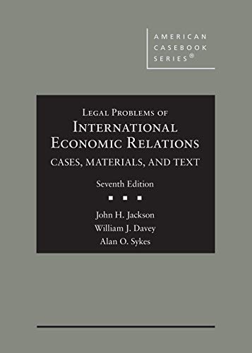 Beispielbild fr Legal Problems of International Economic Relations, Cases, Materials, and Text (American Casebook Series) zum Verkauf von Bulrushed Books