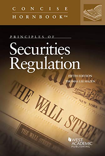 Beispielbild fr Principles of Securities Regulation (Concise Hornbook Series) zum Verkauf von BooksRun