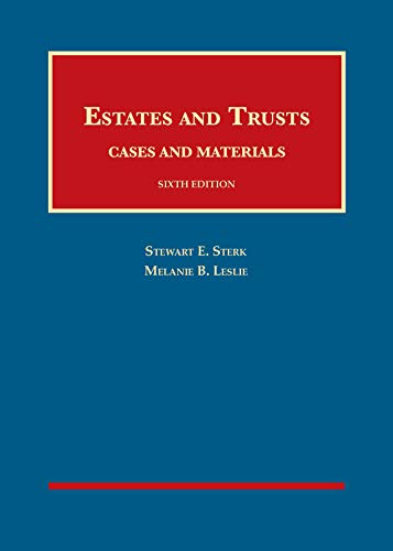 Stock image for Estates and Trusts, Cases and Materials (University Casebook Series) for sale by booksdeck