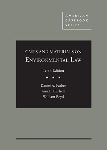 Beispielbild fr Cases and Materials on Environmental Law CasebookPlus American Casebook Series Multimedia zum Verkauf von PBShop.store US