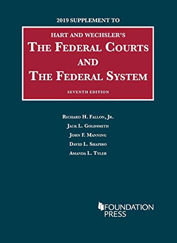 Imagen de archivo de The Federal Courts and the Federal System, 7th, 2019 Supplement a la venta por Better World Books